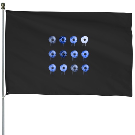 Discover Pack tendance Donut Ultramarine bleu marine metallise classique House Flags