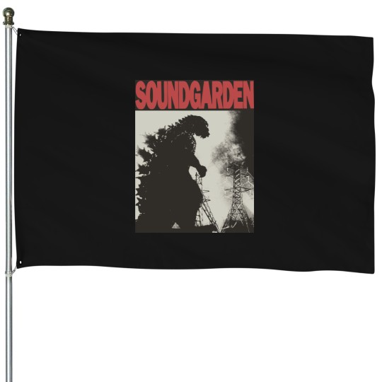 Discover Vintage Soundgarden House Flags - Rock Music House Flags - Chris Cornell