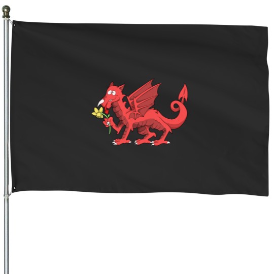 Discover Welsh Dragon House Flags
