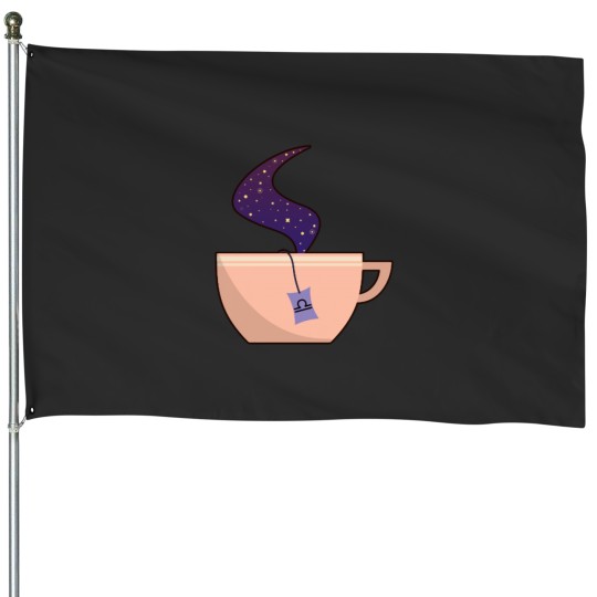 Discover Libra Tea Cup Active House Flags