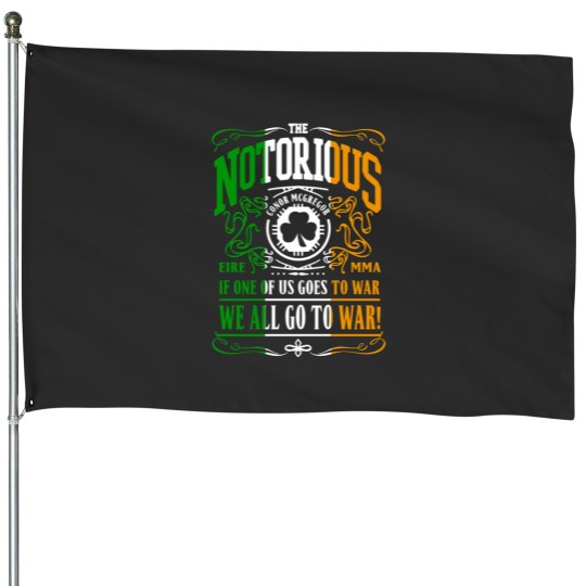 Discover conor mcgregor when one goes to w r we all go to Star wa r Coffee May The Froth be with You House Flags