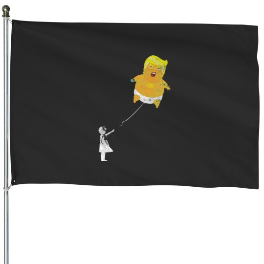 Discover Trump baby blimp Balloon Girl Protest House Flags