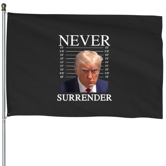 Discover Trump Never Surrender 2024 T-Shirt House Flags