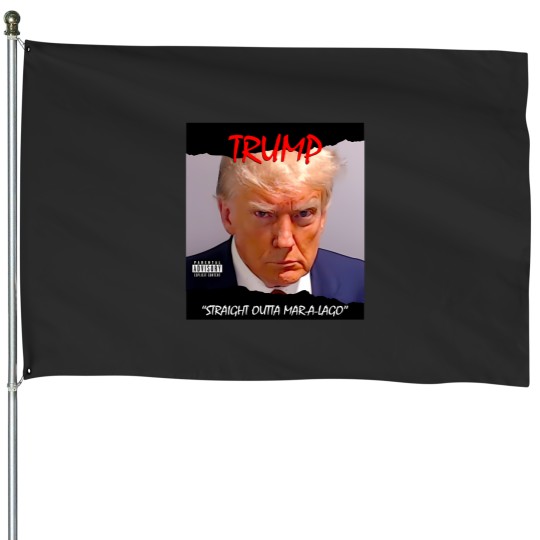 Discover Trump Straight Outta Mar-A-Lago T-Shirt House Flags