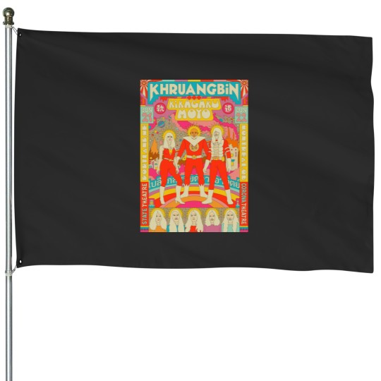 Discover Khruanbin And Kikagaku Moyo Concert Poster Poster House Flags