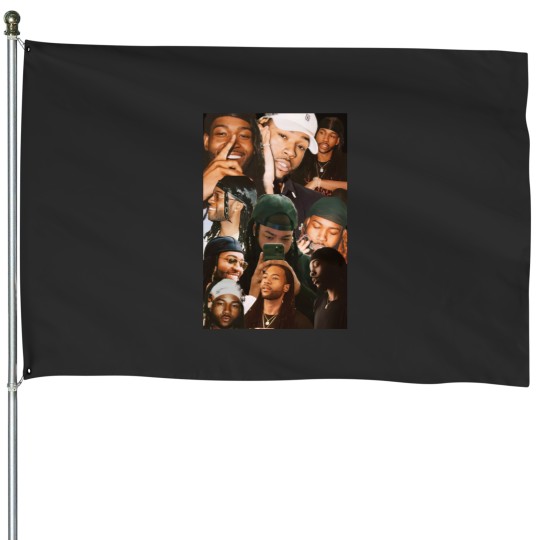 Discover PartyNextDoor Collage House Flags, PartyNextDoor House Flags