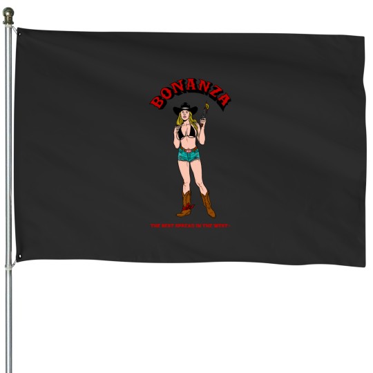 Discover Hotel Bonanza Pin-Up Long House Flags