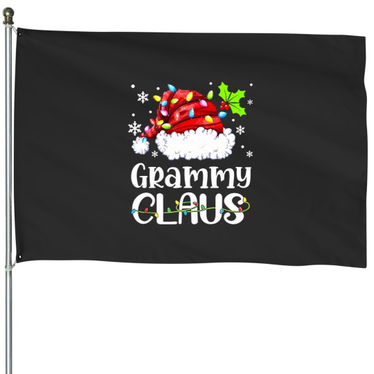 Discover Grammy Claus Christmas Pajamas Santa House Flags