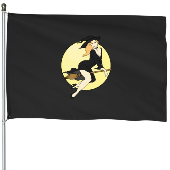Discover Witch PinupActive House Flags