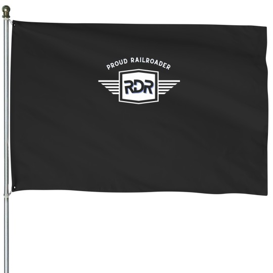 Discover Railway Railroader logo Classic House Flags