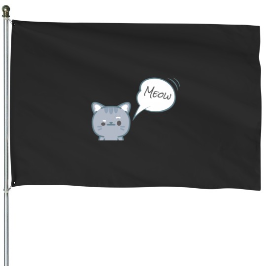 Discover Cat 2 Sticker House Flags