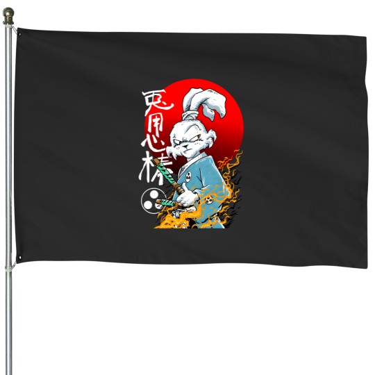 Discover Usagi Yojimbo House Flags