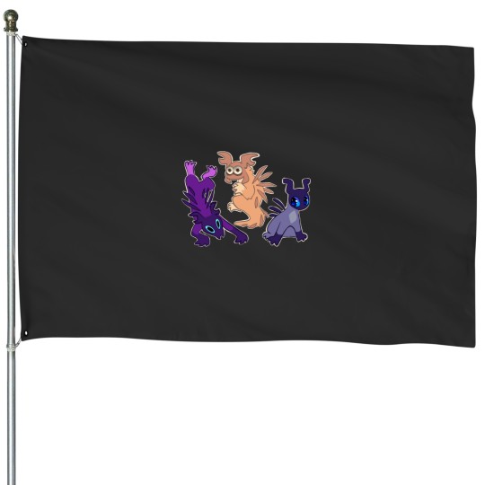 Discover rain world scavs House Flags