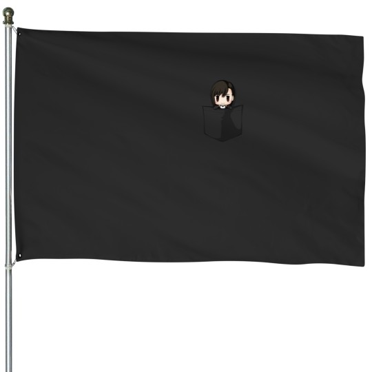 Discover Pocket tifas Fitted VNeck House Flags