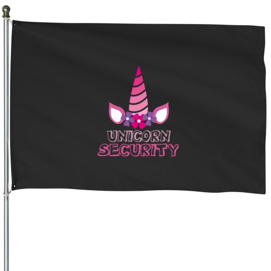 Discover Unicorns Security Essential House Flags