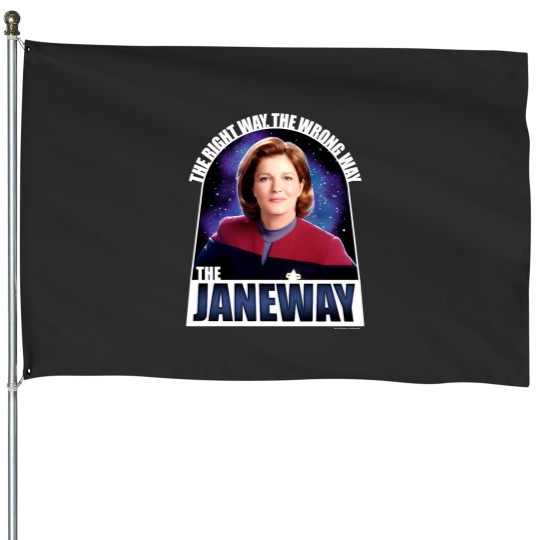 Discover Star Treks Voyager Captain Janeway The Right Way House Flags