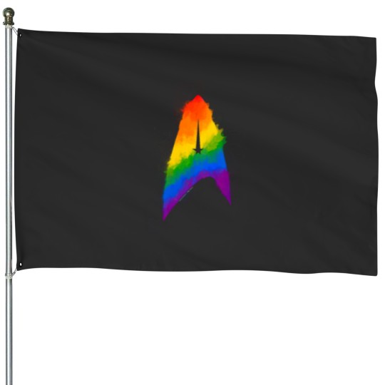 Discover Star Treks Discovery Rainbow Pride Starfleet Badge Pocket House Flags