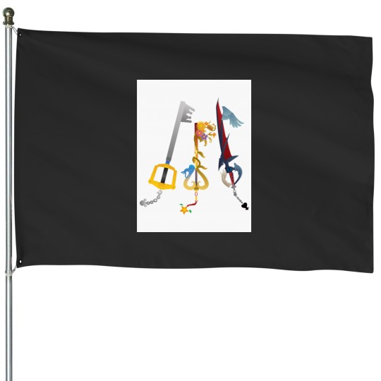 Discover Destiny Trio Baseball ¾ Sleeve House Flags