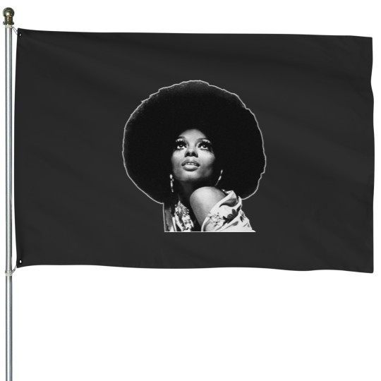 Discover Diana Ross Afro House Flags
