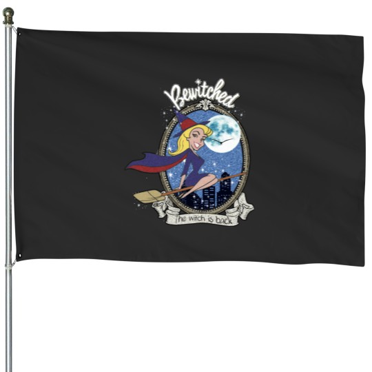 Discover Vintage Bewitched House Flags