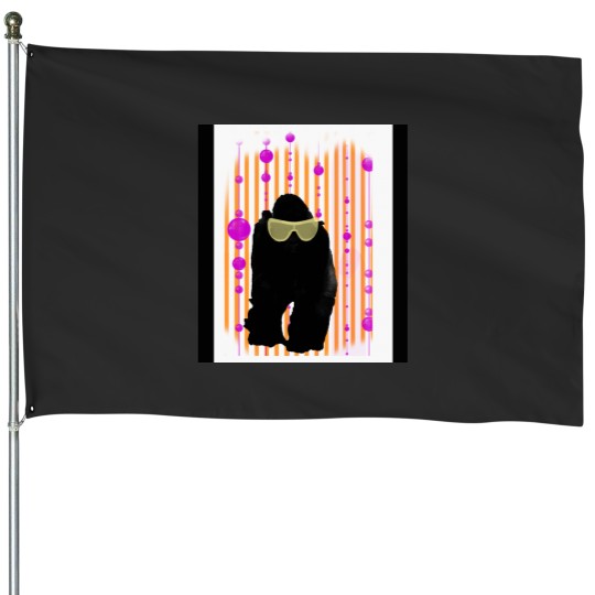 Discover Fabulous Gorilla Essential House Flags