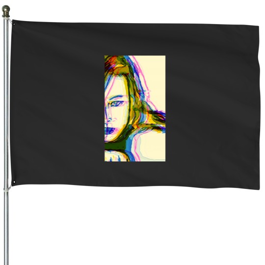 Discover Waiting Young witch quote House Flags