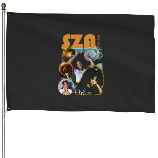 Discover Vintag  SZA Rapper 90s you may say i'm a dreamer House Flags