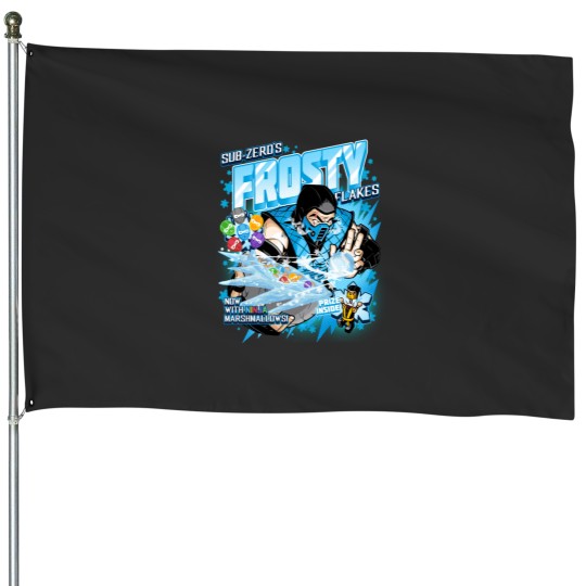 Discover Frosty Flakes House Flags