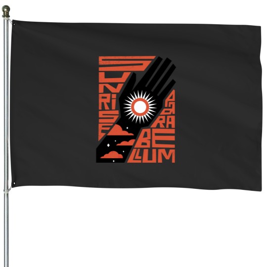 Discover Sunrise Parabellum Active House Flags