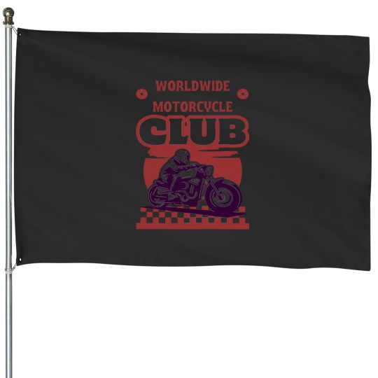 Discover Classic Motorcycle Clubs House Flags