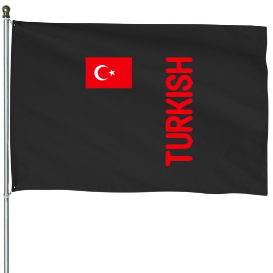 Discover Turkish Flag Turkey Roots Thanksgiving House Flags