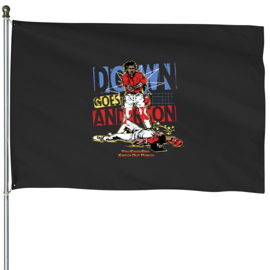 Discover Down Goes Anderson House Flags, House Flags,Jose Ramirez