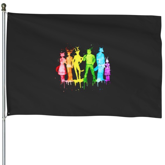 Discover Beast Stars House Flags