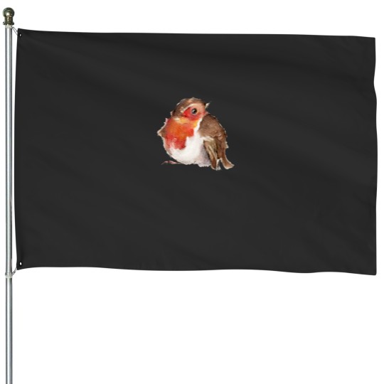 Discover Robin Watercolour House Flags