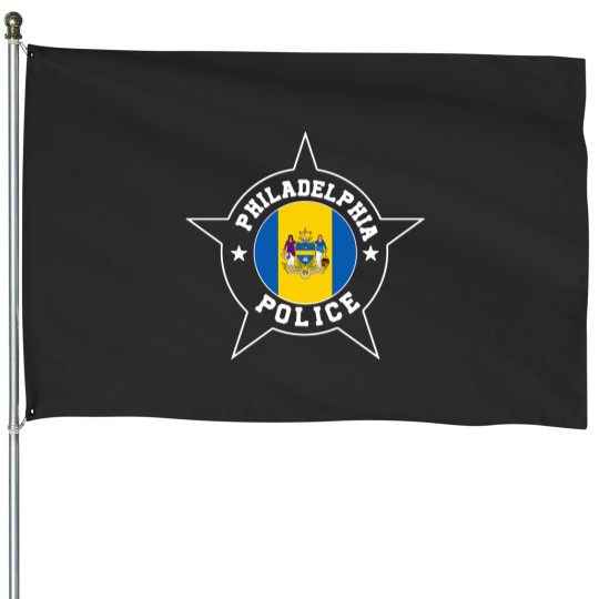 Discover Philadelphia Police T  - Philadelphia flag House Flags