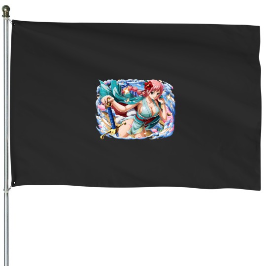 Discover Rebecca One Piecee House Flags