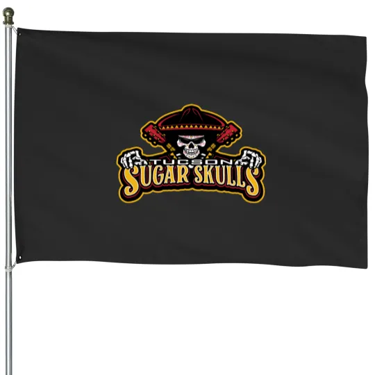 Discover Tucson Sugar Skulls Football House Flags
