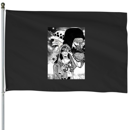 Discover Trafalgar Law's Painting House Flags