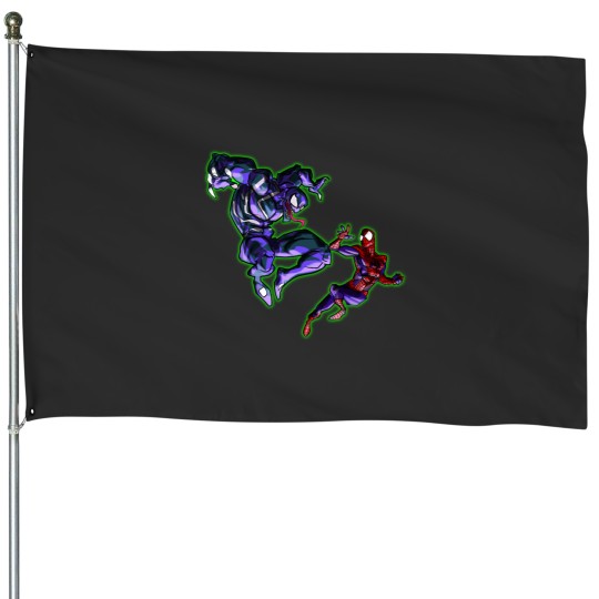 Discover Spidey v. Brock House Flags