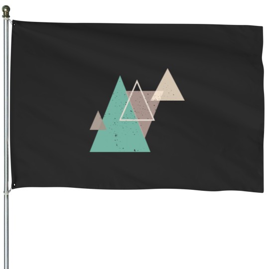 Discover Five Triangles House Flags