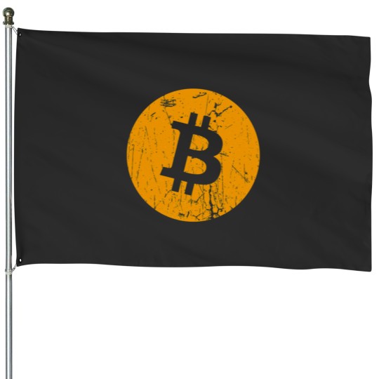Discover Bitcoins symbol House Flags