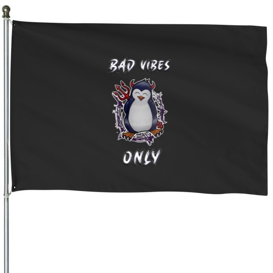 Discover Penguin Cool Essential House Flags