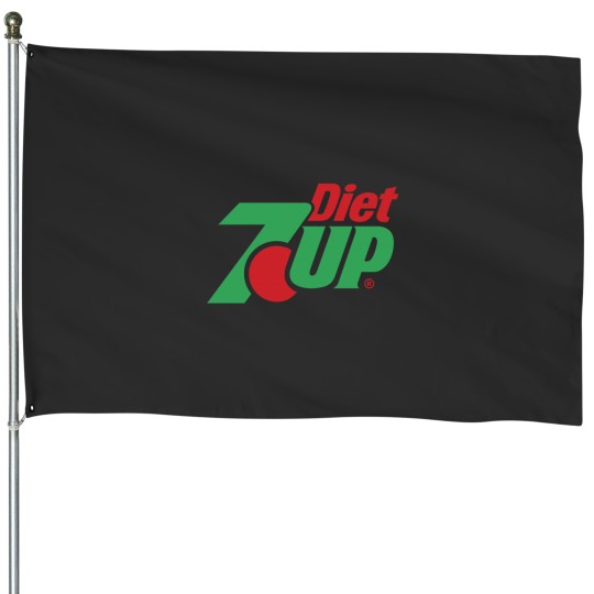 Discover 7 Up Diet Old House Flags