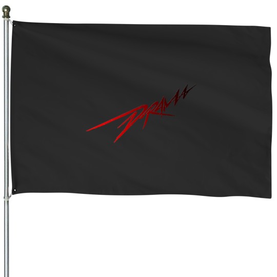 Discover aespaa Drama red-black logo House Flags