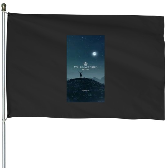 Discover You Do Not Yield Quote from Tog House Flags