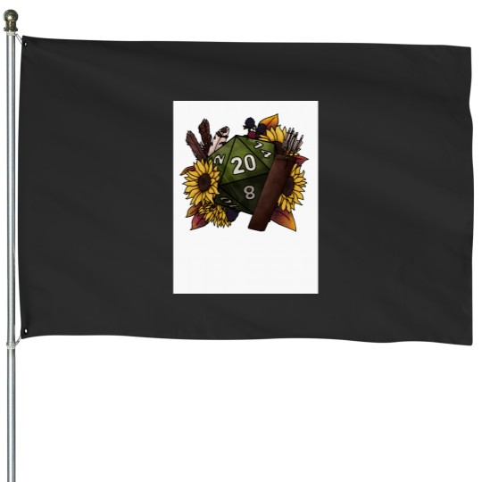 Discover Ranger Class D20 Tabletop Gaming Dice House Flags