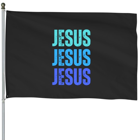 Discover Jesus Jesus Jesus House Flag
