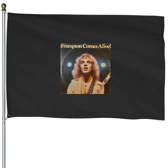 Discover Frampton Comes Alive  -  Album Cover Photograph House Flags