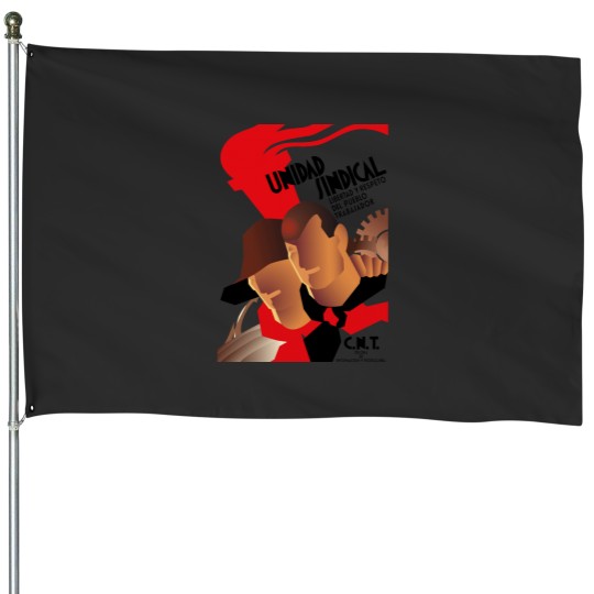 Discover CNT Unidad Sindical Spanish Civil Wars Anarchist Socialist Leftist House Flags