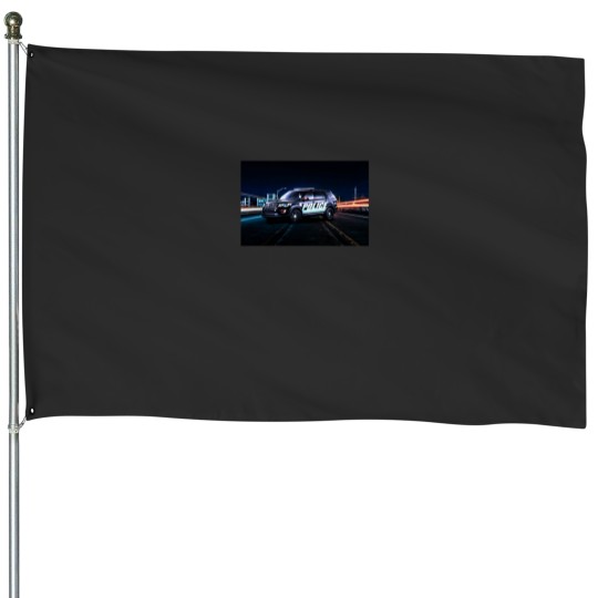 Discover American police car House Flags